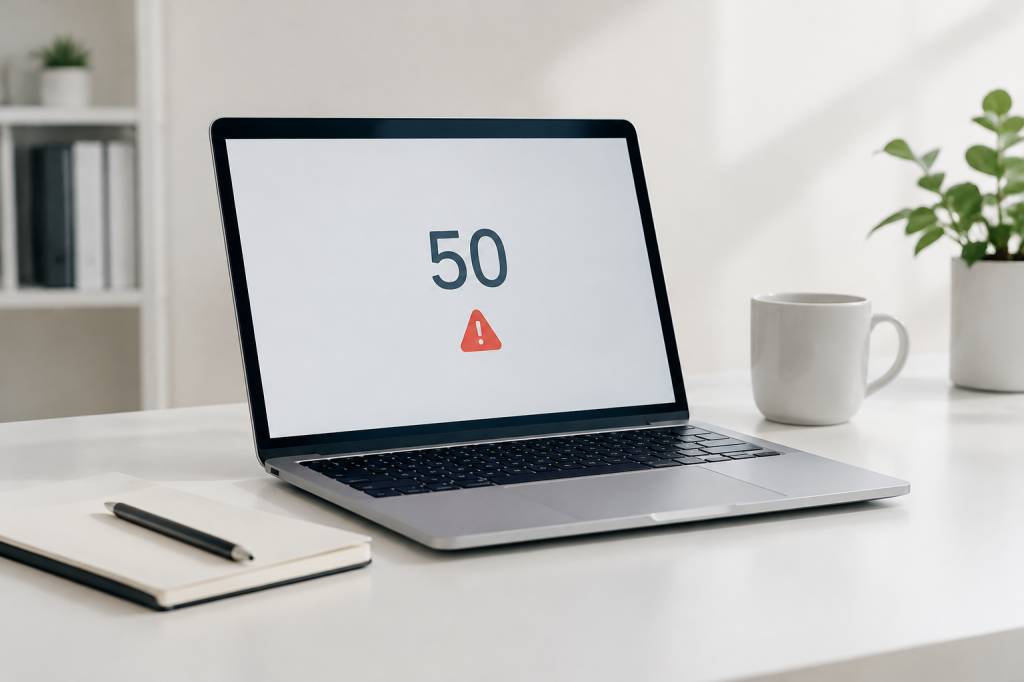Erreur 50 causes, solutions et impact sur le référencement SEO